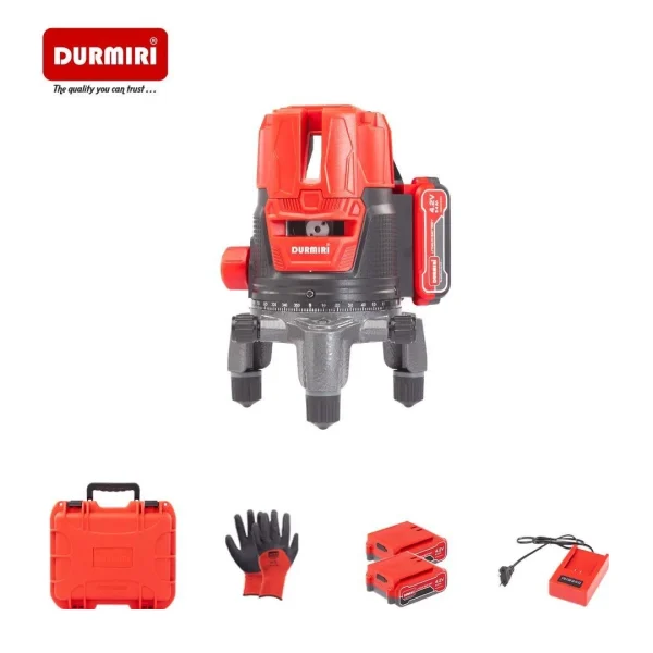 ميزان ليزري 16 خط بالريموت اخضر شنطة 2قاعدة/2بطارية MILL 1601G